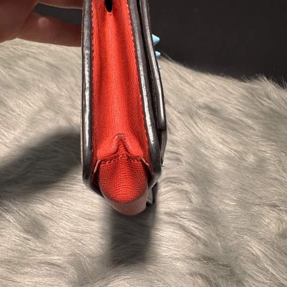 Fendi Monster Bug Pink Leather Wallet on a Chain~With COA - Picture 4 of 11